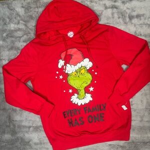 Dr. Seuss Red Grinch Christmas Hoodie